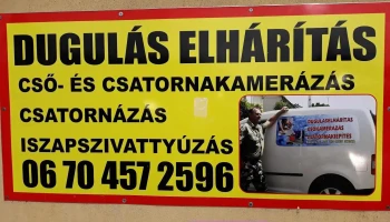 Duguláselhárítás, Csatornatisztítás. Csatornakamerázás, Füzesabony - Rákóczi Ferenc Út 36