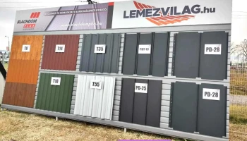 Lemezvilág- Cserepeslemez, Trapézlemez kereskedő - Sopron