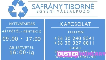 Safimetál - Fémhulladék kereskedelem - Szent István U. 2