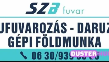Szuper Balázs Árufuvarozás, daruzás, gépi földmunka - Hamuház U