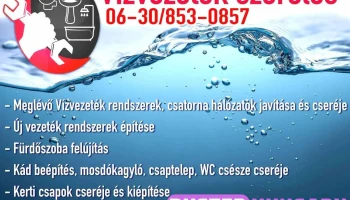Vízvezeték szerelés Tordai Ferenc - Hungary