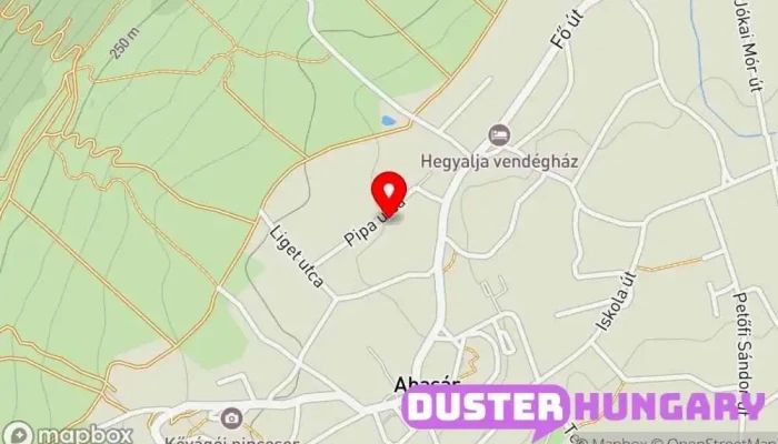 térkép Abasár Pipa utca7 Tetőfedő ban Abasár