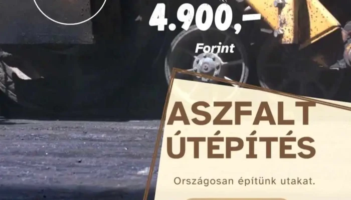 Aszfaltozas   Utepites Ceg A Tulajdonostol - Budapest