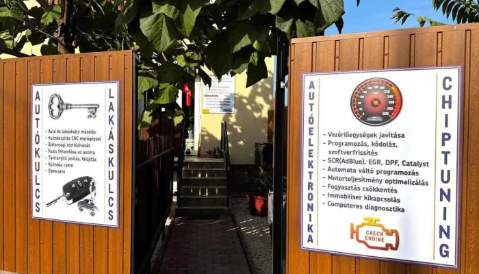 Autóelektronika, chiptuning, kulcsmásolás - Pesti Út 136