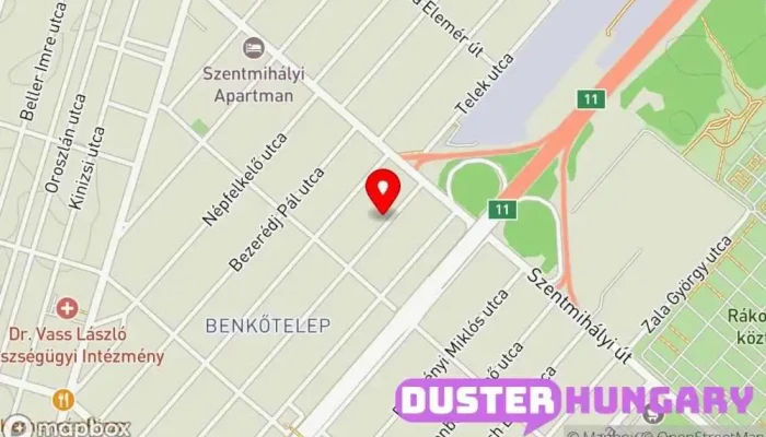 térkép Autófényezés Autójavító ban Budapest