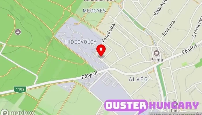 térkép Autókeszi Kft. Autójavító ban Budakeszi