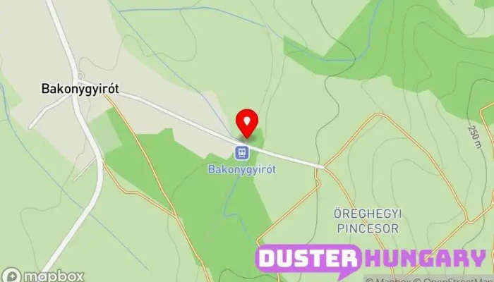 térkép Bakonygyirót Vasútállomás ban Bakonygyirót
