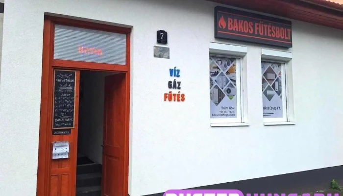 Bakos Epgep Kft   Bakos Futesbolt Viz Gaz Futestechnika Kulso - Jászárokszállás