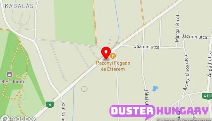 térkép Balogh Tüzép Kft. Építőanyag-kereskedés ban Nyírpazony