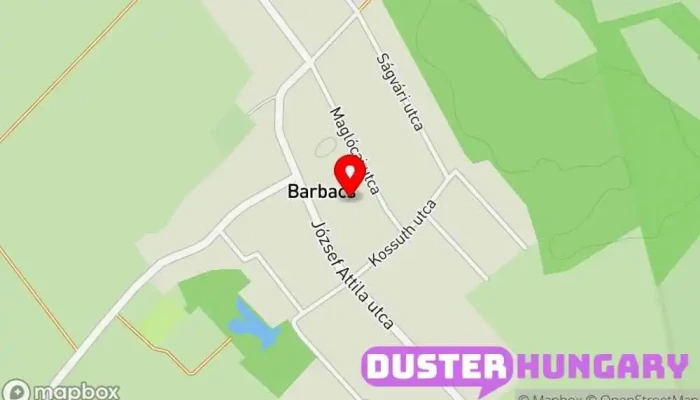 térkép Barbacs  ban Barbacs