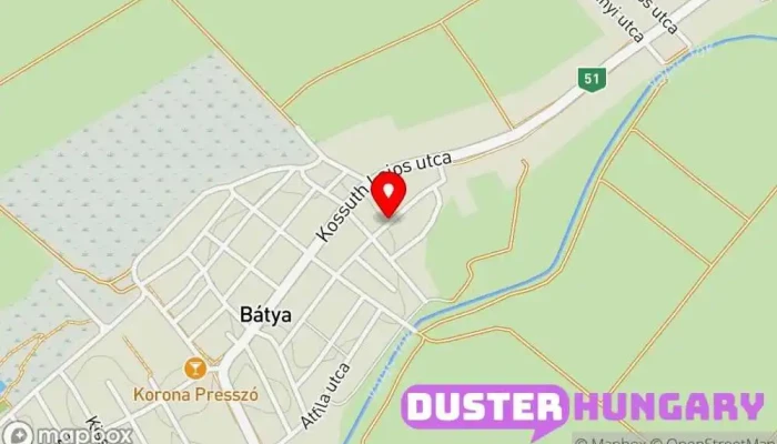 térkép Bátya  ban Bátya