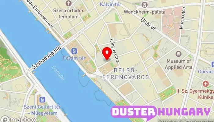 térkép Budapest Music Center Élőzene helyszín, Koncertterem ban Budapest