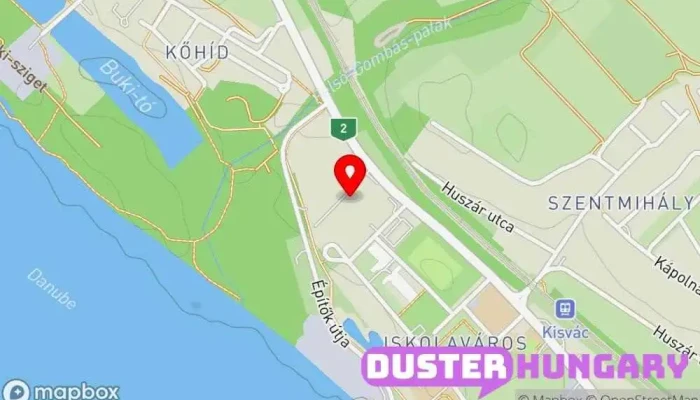 térkép Busai Autójavító Autójavító, Karosszérialakatos, Autófestés, Gumiabroncs-szerviz ban Vác