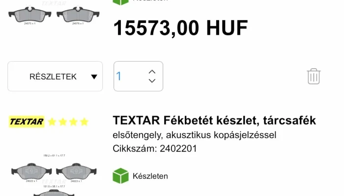 Carimpex -    Castrol Autoszerviz Pontszam - Budapest