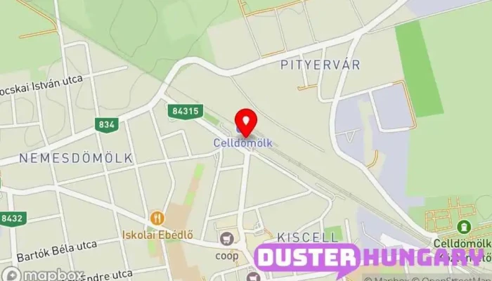 térkép Celldömölk Vasútállomás ban Celldömölk