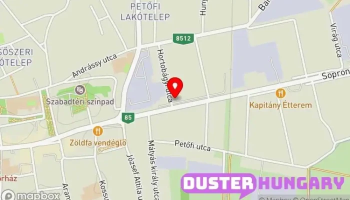 térkép Csafi Gumiszerviz - Horváth Zoltán Gumiabroncs-szaküzlet ban Csorna