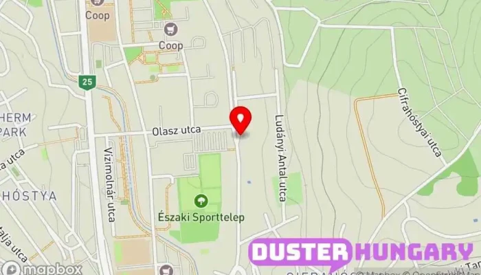 térkép Csanádi Autószerviz Autójavító ban Eger
