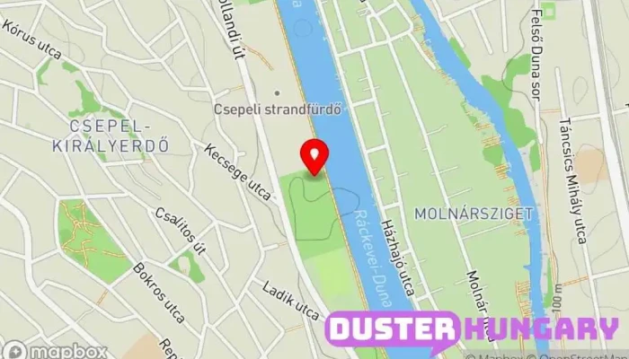 térkép Csepeli Kajak-Kenu Egyesület Sport klub, Evezősklub ban Budapest