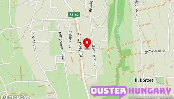 térkép Cserszegtomaj  ban Cserszegtomaj