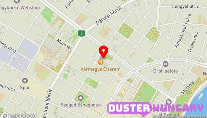 térkép Csongrád-Csanád Vármegyei Kormányhivatal Kormányzati hivatal ban Szeged