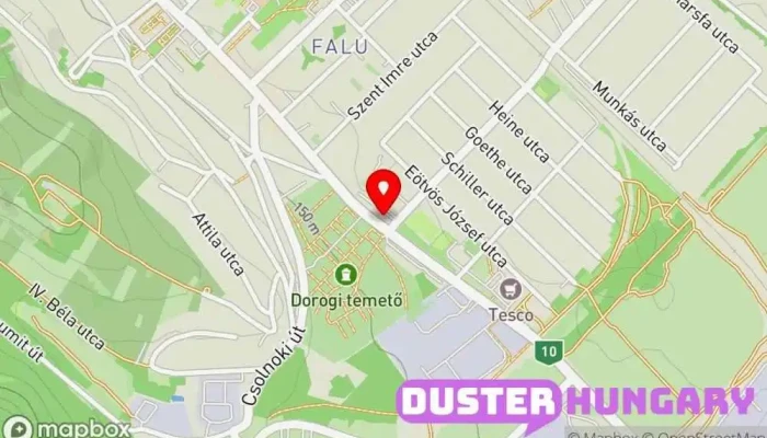 térkép Czomba és Fiai Kft Barkácsbolt ban Dorog