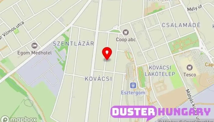térkép Dejcző László  ban Esztergom