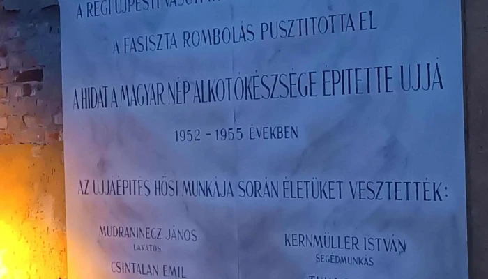 Emlektabla Műemlekvedelem - Budapest