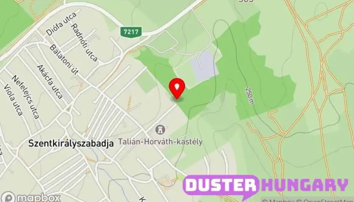 térkép Fes-Tek 2000 Kft.  ban Szentkirályszabadja