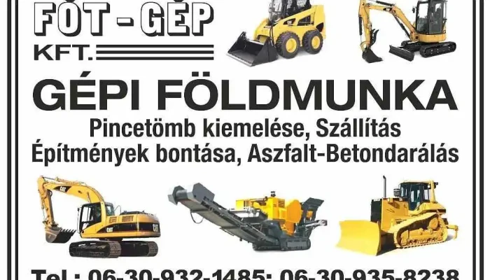 Fot Gep Kft A Tulajdonostol - Fót