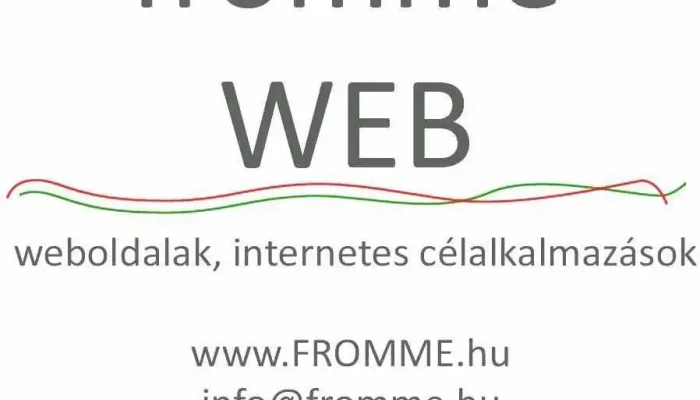 frommeWEB - Szombathely - weboldal készítés, internetes célalkalmazások fejlesztése - Felsőbüki Nagy Pál U. 15