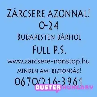 Fullps Zarcsere Budapest A Tulajdonostol - Budapest