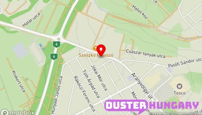 térkép G.A.R. - General Auto Repair Autójavító, Karosszérialakatos ban Dunaújváros