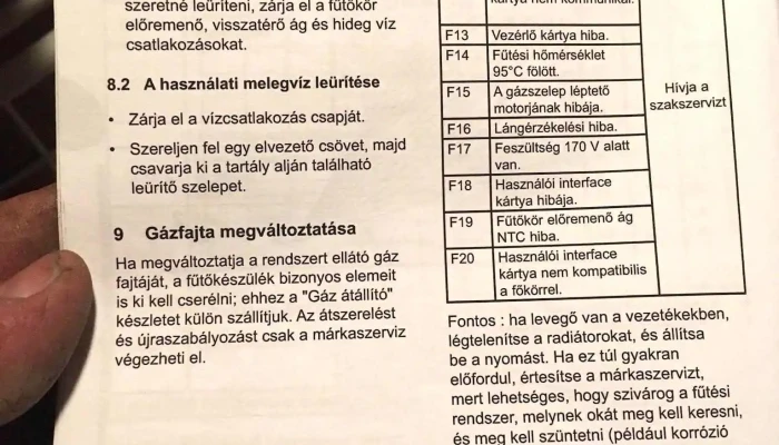 Gázkészülék, -Klíma és Hőszivattyú szerelés - Táncsics Utca 104