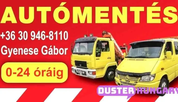 Gyenese Gábor Autómentő szolgáltatás - Füredi U. 15