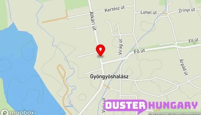 térkép Gyöngyöshalász, bejárati út Buszmegálló ban Gyöngyöshalász