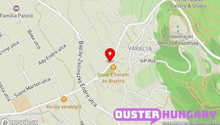 térkép Győr-Moson-Sopron Megyei Pedagógiai Szakszolgálat Pannonhalmi Tagintézménye Oktatási intézet ban Pannonhalma