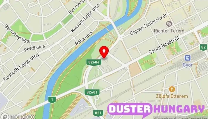 térkép Győri Autoszervíz Szerelő ban Győr