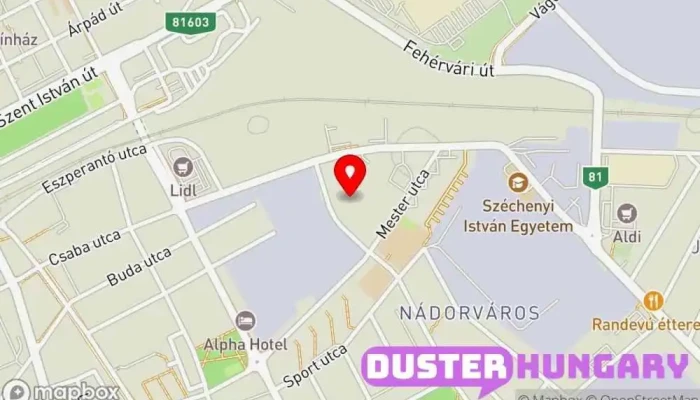 térkép Győri Kormányhivatal Kormányzati hivatal ban Győr