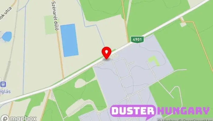 térkép HAJDU Infrastruktúra Szolgáltató Zrt.  ban Téglás
