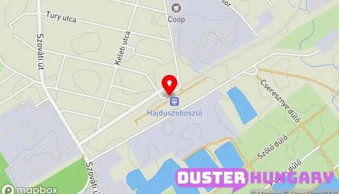 térkép Hajdúszoboszló Megálló, Buszmegálló, Vasútállomás ban Hajdúszoboszló