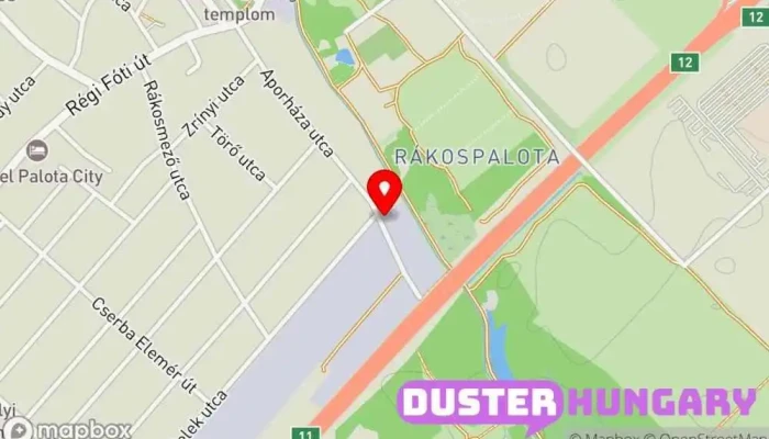 térkép H.N.H. Autószerviz Kereskedelmi és Szolgáltató Kft. Autószerelő, Karosszérialakatos ban Budapest