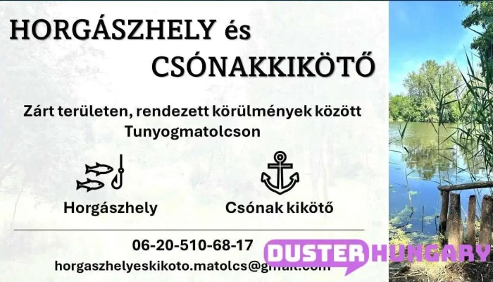 Holt-Szamos horgászhely és Csónakkikötő - Tunyogmatolcs - Tunyogmatolcs