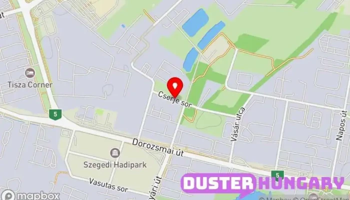 térkép Horváth Szegker Kft. Építőanyag-kereskedés ban Szeged