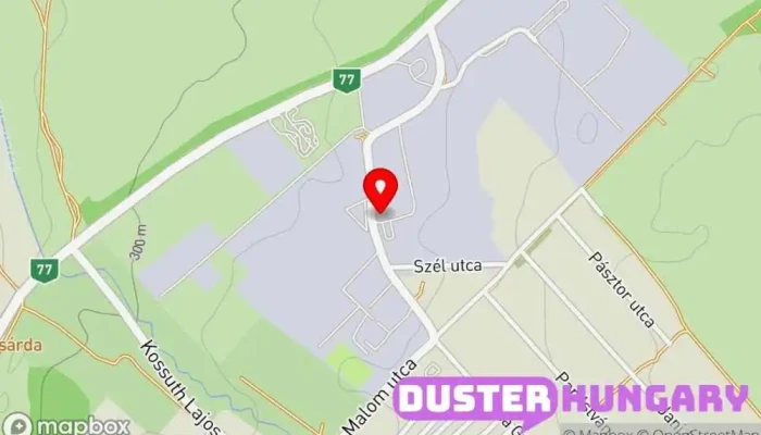 térkép Howmet-Köfém Kft Gyártó, Repülőgépgyártó cég, Forgalmazási szolgáltatás, Ipari berendezések szállítója ban Nemesvámos