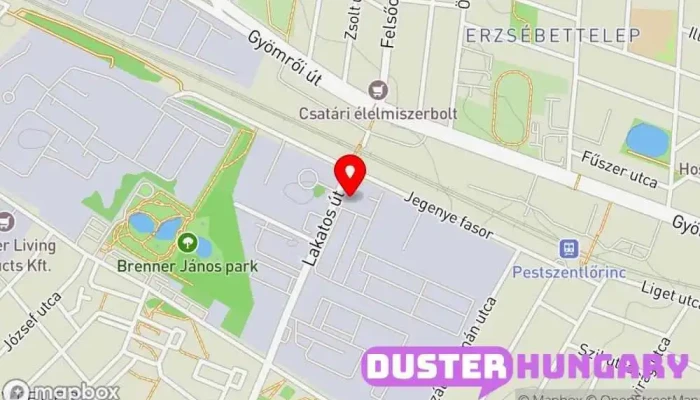 térkép HusPont Bolt ban Budapest