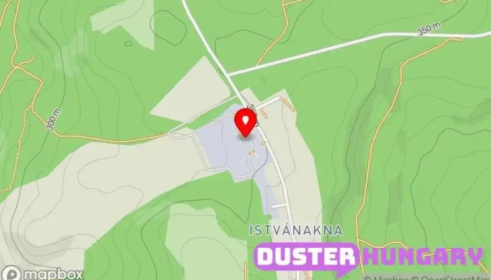 térkép István-akna volt bányatelep Szellemváros ban Pécs