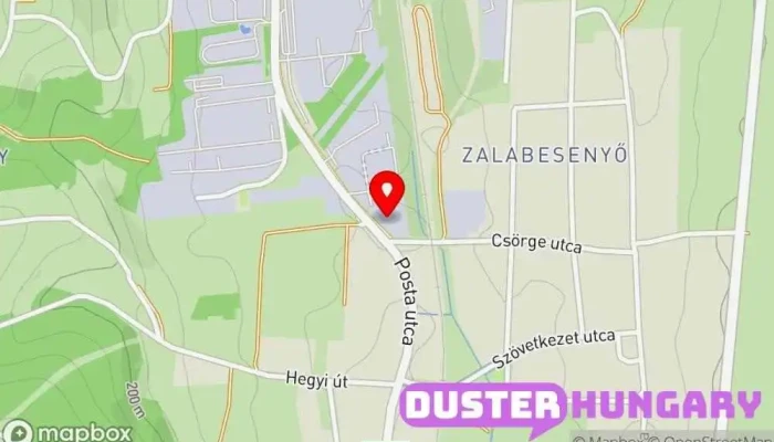 térkép Jánház Kft. Építőanyag-kereskedés ban Zalaegerszeg