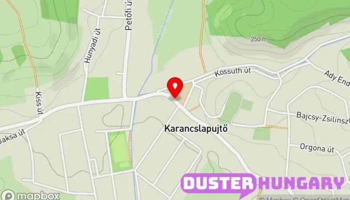 térkép Karancslapujtő, Iskola Buszmegálló ban Karancslapujtő