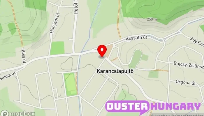térkép Karancslapujtő, iskola Vasútállomás ban Karancslapujtő
