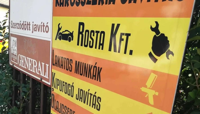 Karosszeria Javitas   Rosta Kft Szam - Budapest